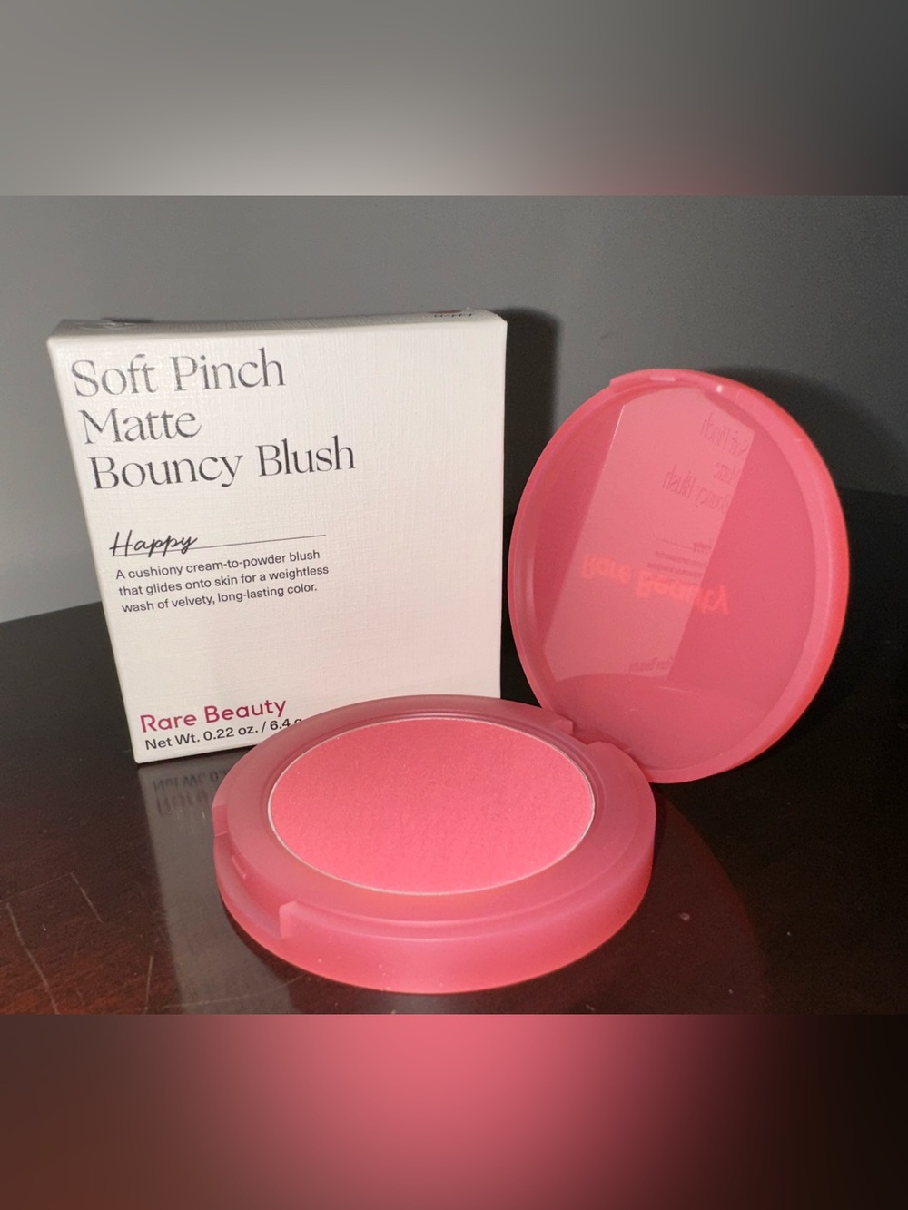 Rare Beauty Bouncy Blush Duo Compact — Vibrant Pink